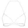 Millenia body chain, Round cut, White, Rhodium plated - Swarovski, 5615858