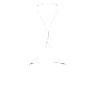 Millenia body chain, Square cut, White, Rhodium plated - Swarovski, 5615864