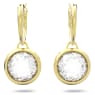 Jachete cercei Tahlia, Albi, Placat cu auriu - Swarovski, 5616027