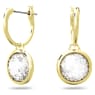 Jachete cercei Tahlia, Albi, Placat cu auriu - Swarovski, 5616027