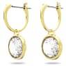 Jachete cercei Tahlia, Albi, Placat cu auriu - Swarovski, 5616027