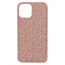 High smartphone case, iPhone® 12/12 Pro, Rose gold tone - Swarovski, 5616366
