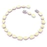 Chroma Tennis necklace, Magnetic closure, Mixed cuts, Multicolored, Rhodium plated - Swarovski, 5616640