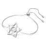 Stella karkötő, Vegyes metszés, Csillag, Fehér, Ródium bevonattal - Swarovski, 5617881