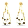 Somnia Oorhangers, Kroonluchter, Extra lang, Meerkleurig, Goudkleurige toplaag - Swarovski, 5618294