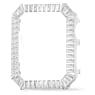 Case, For Apple Watch® Series 4 & 5, 40 mm, Silver tone - Swarovski, 5619480