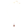 Chroma necklace, Drop cut, Small, Multicolored, Gold-tone plated - Swarovski, 5619786