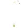 Orbita necklace, Octagon cut, Multicolored, Gold-tone plated - Swarovski, 5619787