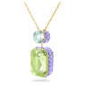 Orbita Halskette, Oktagon-Schliff, Mehrfarbig, Goldlegierungsschicht - Swarovski, 5619787
