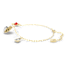 Zodiac Tiger bracelet, Tiger, Multicolored, Gold-tone plated - Swarovski, 5620295