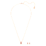 Conjunto Millenia, Talla octogonal, Rosa, Baño tono oro rosa - Swarovski, 5620548