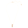 Collana Twist, Bianca, Placcato color oro rosa - Swarovski, 5620549
