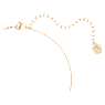 Collana Twist, Bianca, Placcato color oro rosa - Swarovski, 5620549