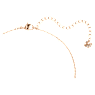 Pendente Una, Taglio tondo, Forma ovale, Rosso, Placcato color oro rosa - Swarovski, 5620550