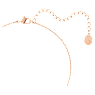 จี้สร้อยคอ Una, เจียระไนทรงกลม, ยาว, ม่วง, เคลือบโทนสีโรสโกลด์ - Swarovski, 5620551