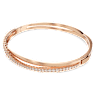 Twist ブレスレット, ホワイト, ローズゴールドトーン・プレーティング - Swarovski, 5620552