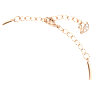 Una bracelet, Round cut, Oval shape, Red, Rose gold-tone plated - Swarovski, 5620553