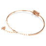 Una bracelet, Round cut, Oval shape, Red, Rose gold-tone plated - Swarovski, 5620553