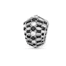 Hyperbola cocktail ring, Mixed cuts, Black, Rhodium plated - Swarovski, 5620657