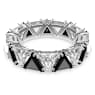 Ortyx Cocktailring, Trilliant-Schliff, Schwarz, Rhodiniert - Swarovski, 5620672