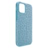 High smartphone case, iPhone® 12/12 Pro, Blue - Swarovski, 5622307