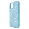 High smartphone case, iPhone® 12/12 Pro, Blue - Swarovski, 5622307