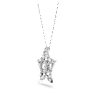 Stella szett, Vegyes metszés, Csillag, Fehér, Ródium bevonattal - Swarovski, 5622729