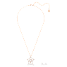 Stella set, Mixed cuts, Star, White, Rose gold-tone plated - Swarovski, 5622730