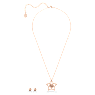 Stella set, Mixed cuts, Star, White, Rose gold-tone plated - Swarovski, 5622730