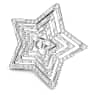 Stella ring, Mixed cuts, Star, Large, White, Rhodium plated - Swarovski, 5626374