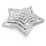 Stella ring, Mixed cuts, Star, Large, White, Rhodium plated - Swarovski, 5626374