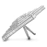 Stella ring, Mixed cuts, Star, Large, White, Rhodium plated - Swarovski, 5626374