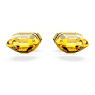 Lucent stud earrings, Yellow, Gold-tone plated - Swarovski, 5626605