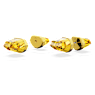 Lucent stud earrings, Yellow, Gold-tone plated - Swarovski, 5626605