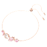 Gema 520 手鏈, 糖果, 粉紅色, 鍍玫瑰金色調 - Swarovski, 5626656