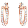 Orecchini pendenti Symbolica, Luna e stella, Neri, Placcato color oro rosa - Swarovski, 5627352