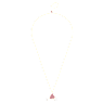 Pendant watch, Triangle cut, Pink, Rose gold-tone finish - Swarovski, 5628296
