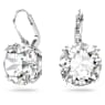 Pendants d'oreilles Millenia, Taille ronde, Blanches, Métal rhodié - Swarovski, 5628351