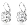 Pendants d'oreilles Millenia, Taille ronde, Blanches, Métal rhodié - Swarovski, 5628351