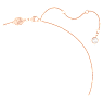 Una pendant, Heart, Medium, White, Rose gold-tone plated - Swarovski, 5628657