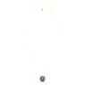 Curiosa Hänge, Triangelslipad, Blå, Guldfärgad plätering - Swarovski, 5629228