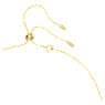 Curiosa pendant, Triangle cut, Blue, Gold-tone plated - Swarovski, 5629228