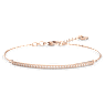 Only bracelet, White, Rose gold-tone plated - Swarovski, 5632063