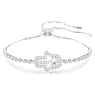 Bransoletka Matrix, Dłoń, Biała, Powłoka z rodu - Swarovski, 5632065