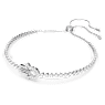 Braccialetto Subtle, Mano, Bianco, Placcato rodio - Swarovski, 5632065