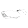Bransoletka Matrix, Dłoń, Biała, Powłoka z rodu - Swarovski, 5632065