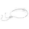 Bransoletka Matrix, Dłoń, Biała, Powłoka z rodu - Swarovski, 5632065