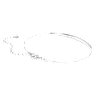 Only bracelet, White, Rhodium plated - Swarovski, 5632066