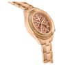 Octea Lux Sport watch, Swiss Made, Metal bracelet, Brown, Gold-tone finish - Swarovski, 5632472