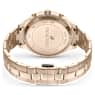 Octea lux sport Uhr, Schweizer Produktion, Metallarmband, Blau, Champagne-vergoldetes Finish - Swarovski, 5632481